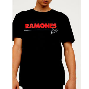 Ramones Live Logo punk rock Official T-Shirt S runs bigger NWT